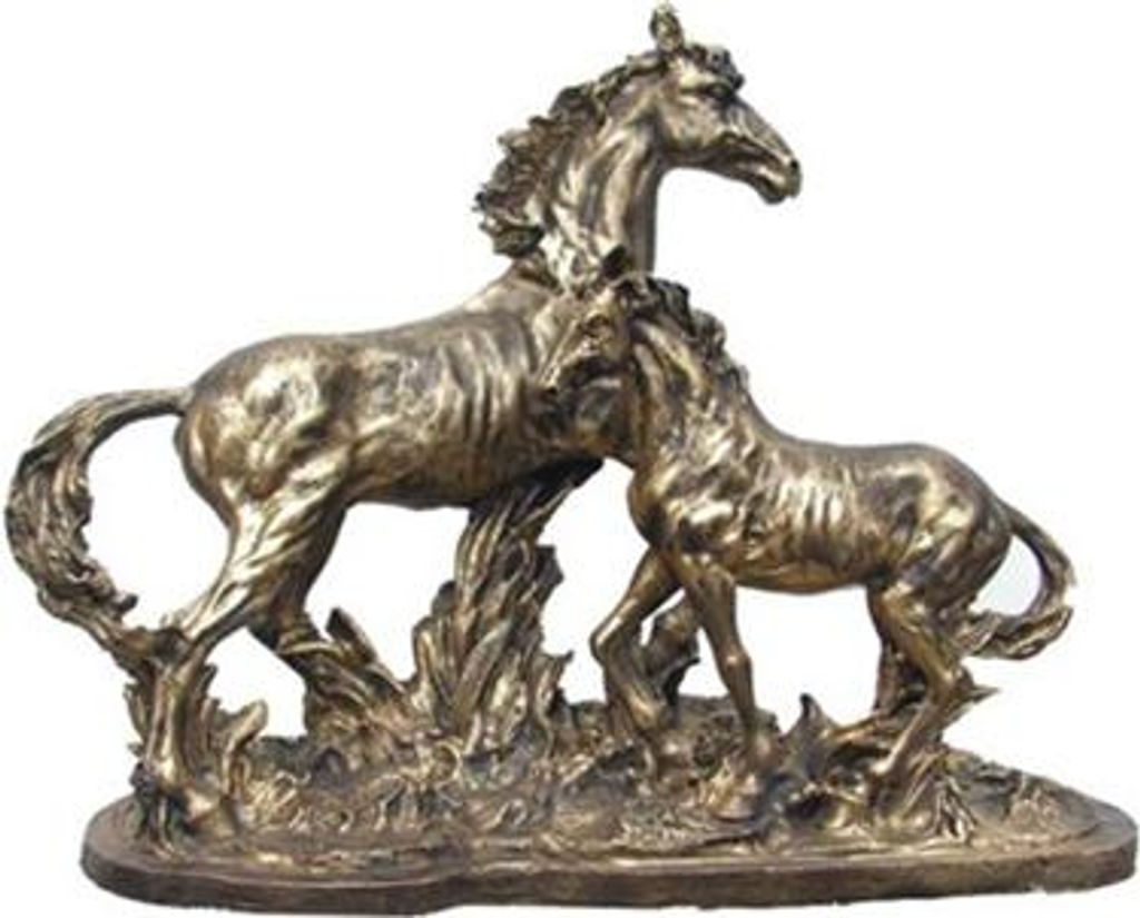 Skulptur pesare Kupfer Farbig Pegasus Pferd Statuen Dekoration Abstrakte Pferde