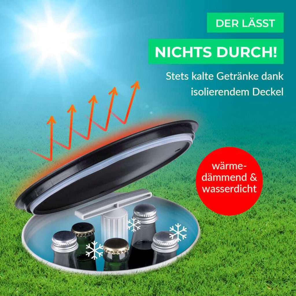 EASYmaxx Flaschenkühler Outdoor Erdloch- Bierkühler Camping Produktbild 14