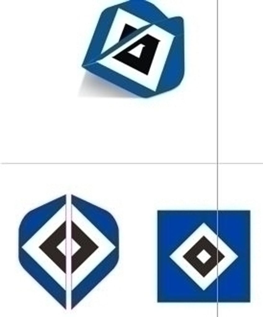 HSV Fanartikel HSV Dartpfeile 3er Set 0