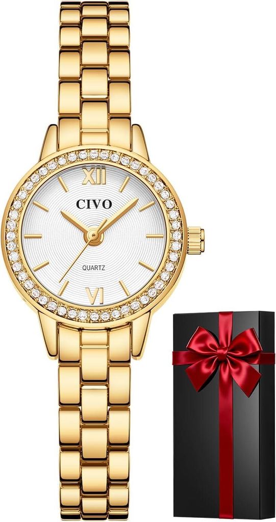 Silber Edelstahl Analog Wasserdicht Uhr Damen - Einfach Rechteckig Quartz Damenuhr - Stilvoll Geschenke für Frauen Arbeit Alltag