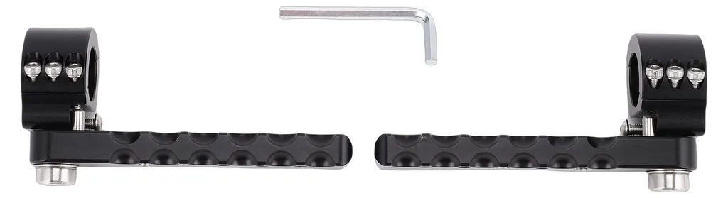 Repose-pieds pour long trajet R1300GS - Support 25mm pliable noir