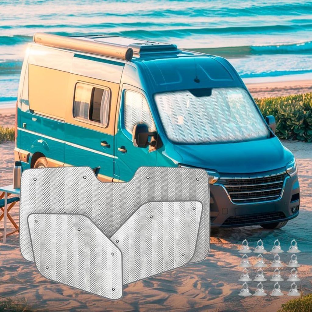 MJS Innen Thermomatten Set kompatibel mit Renault Master IV Produktbild 