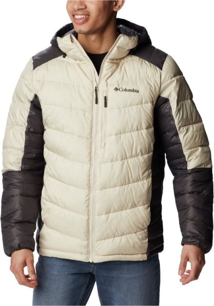 Columbia Herren Klassische Daunenjacke mit Kapuze, Creme, Modell 1957343278