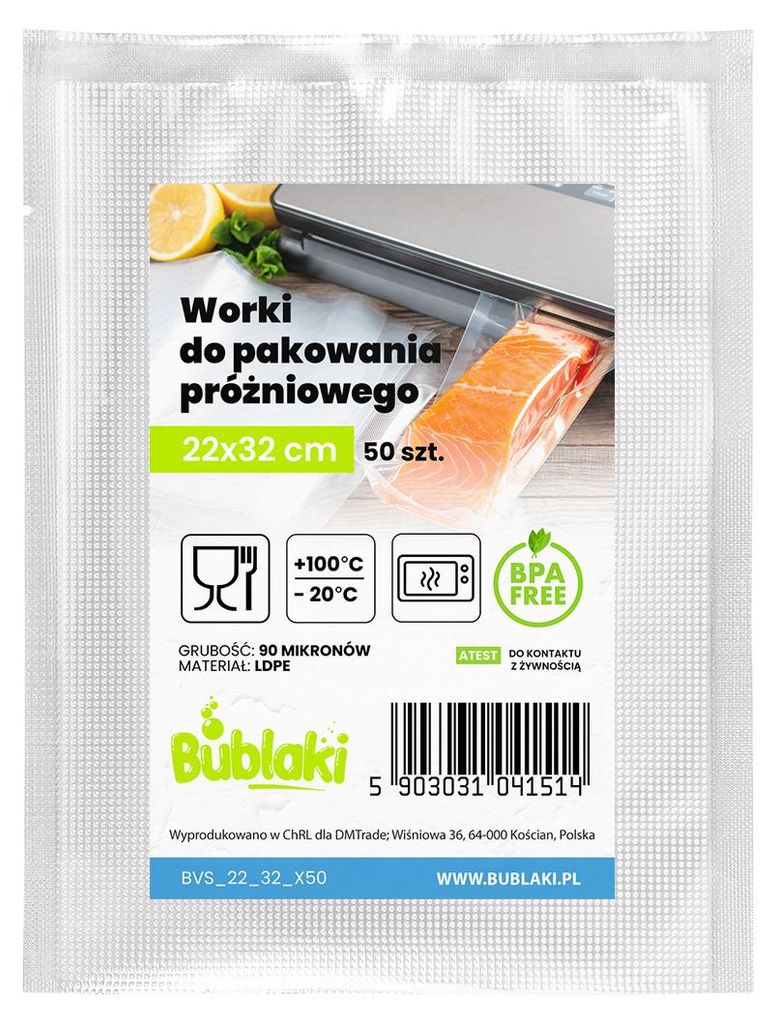 Vakuové sáčky 22x32 cm 50 ks Obrázek produktu 