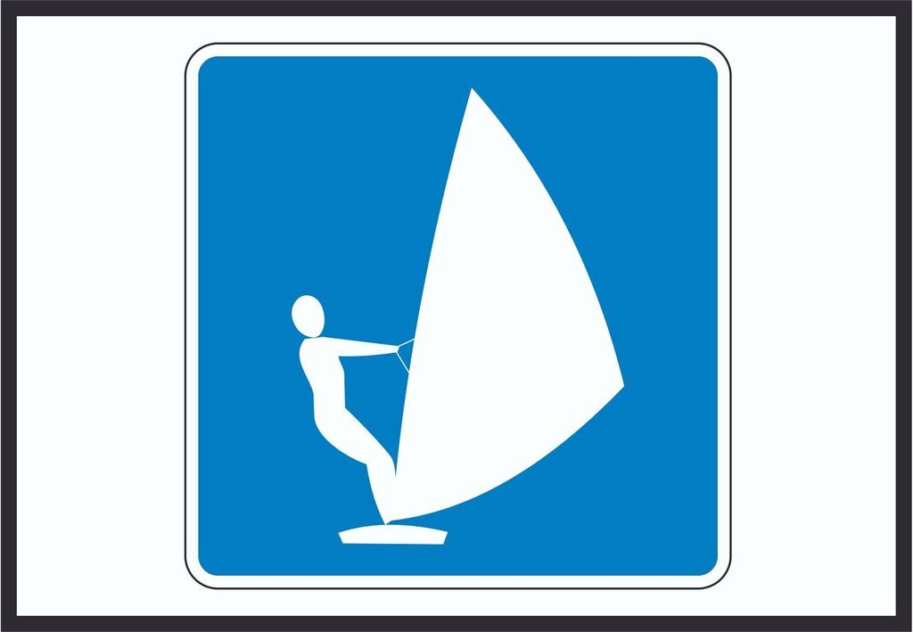 Surfen erlaubt Symbol A6 Rückseite selbstklebend