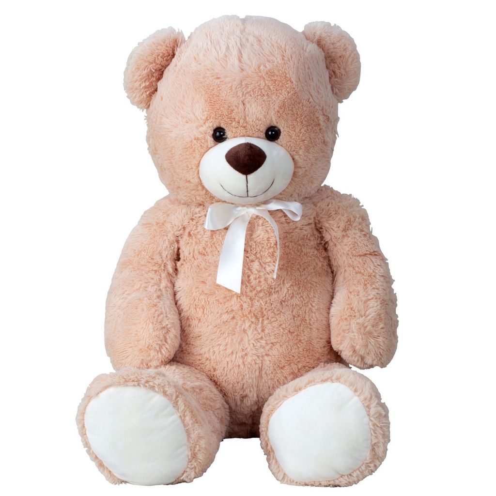 Teddybär Rosa 50 cm groß mit Schleife Kuscheltier Teddy Kuschelbär Bär 