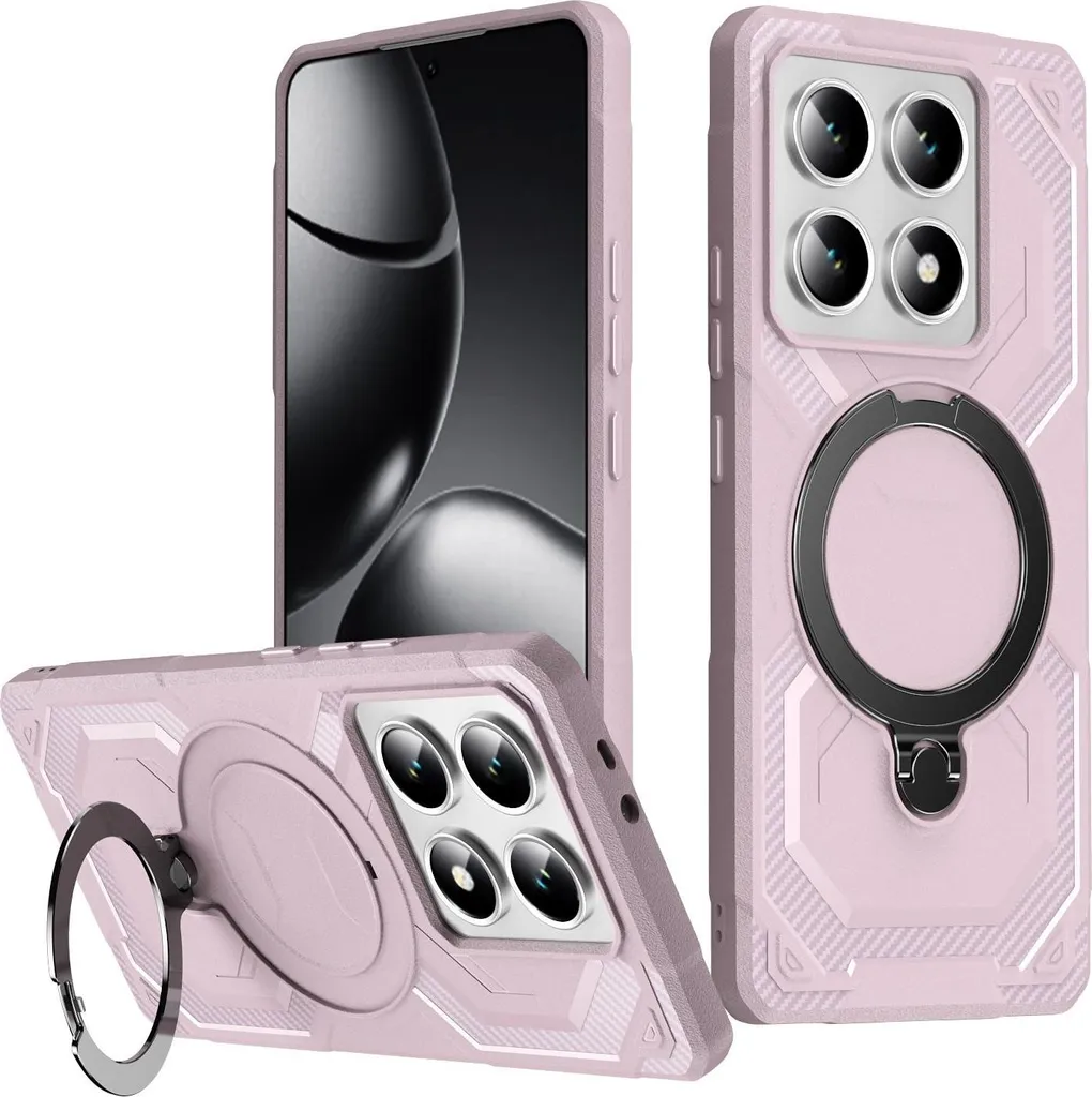 Custodia MagSafe Xiaomi 14T Pro Rosa Phonesta - La Migliore con Anello