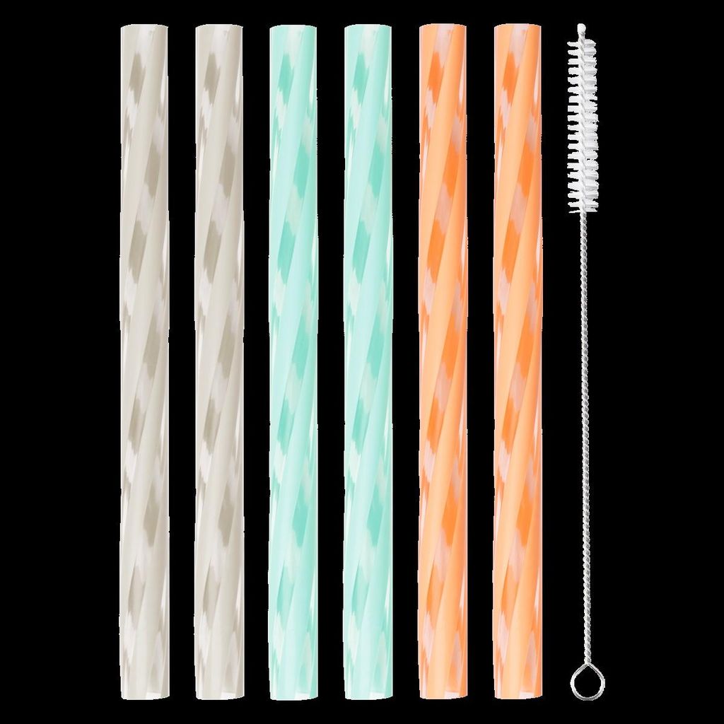 Little LurchTrinkhalme 6er-Set incl Reinigungsbürs Produktbild 
