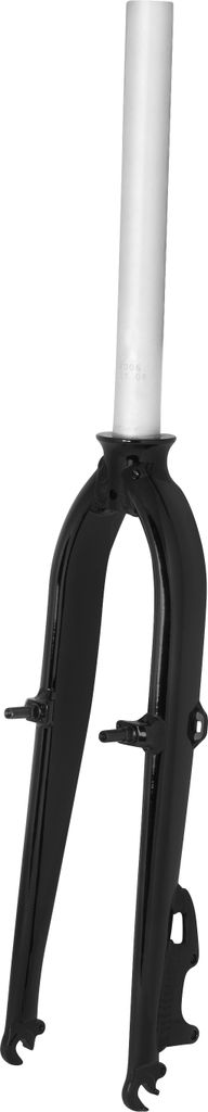 Force MTB Alu Gabel für 24 Zoll Fahrrad mit 1 1/8 Zoll Ahead Schaft für Disk und V-Bremsen