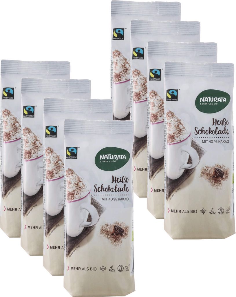 Heiße Schokolade, Nachfüllbeutel, 8 x 300 g Produktbild 