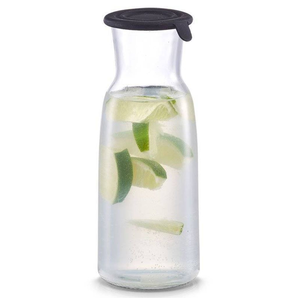Szklana karafka z silikonową pokrywką, 700 ml Zdjęcie produktu 