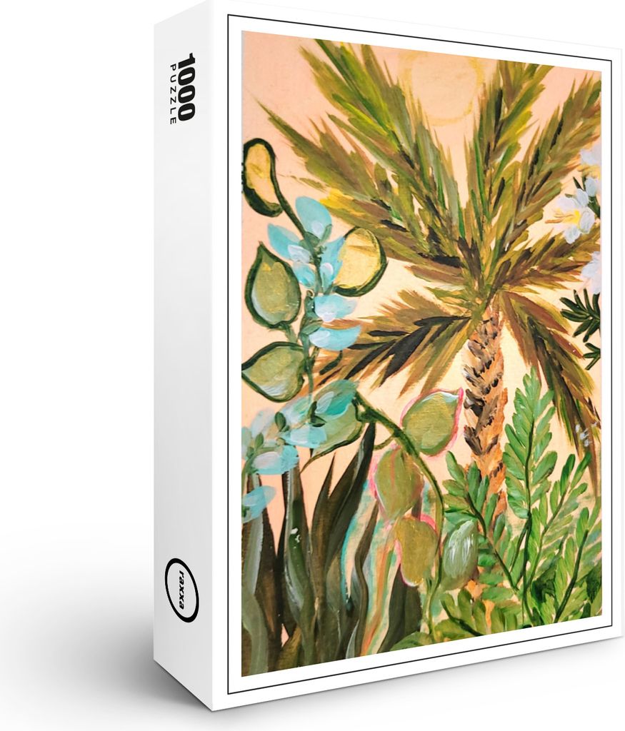 raxxa Premium-Puzzle "Palm paradise VI", 1000 Teile