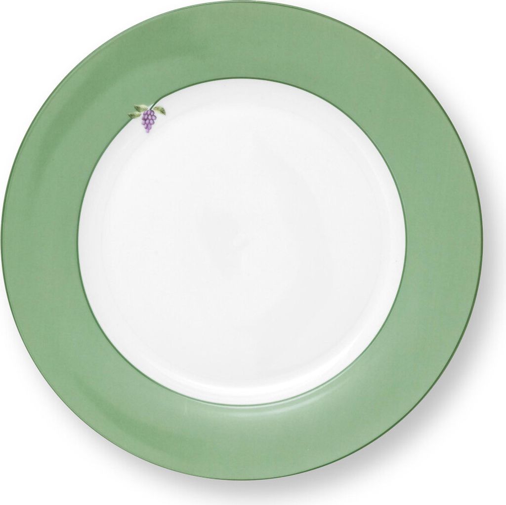 A single plate is shown from a top-down perspective against a white background.