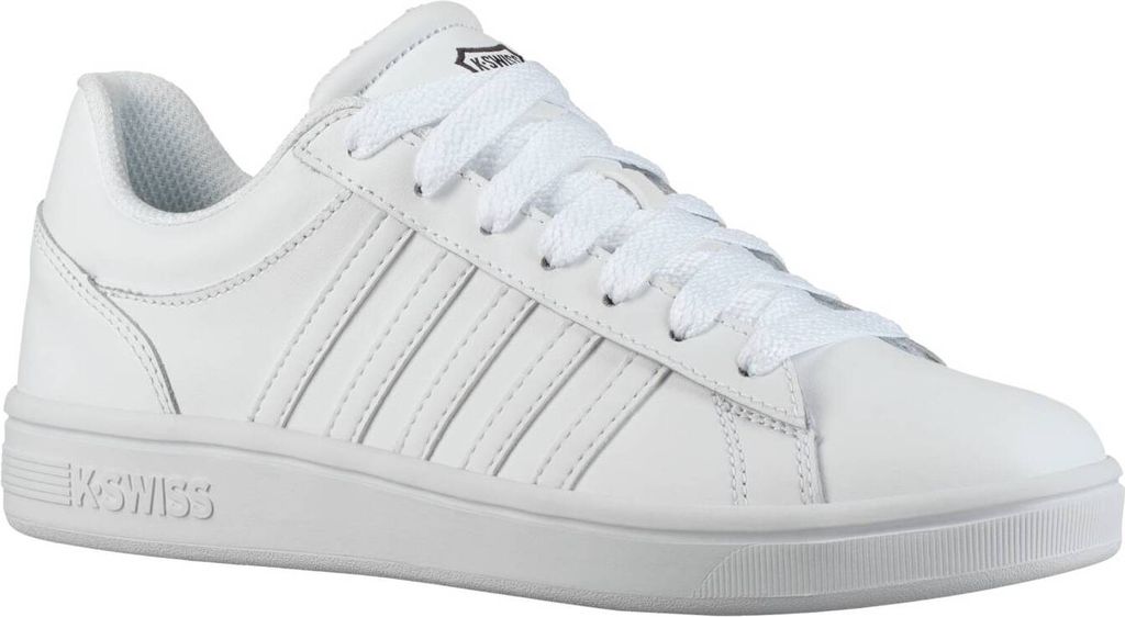 K-Swiss Winston Damenschuhe Schnürschuhe Sportive Sneaker Weiß Freizeit, Schuhgröße:EUR 41 | UK 7