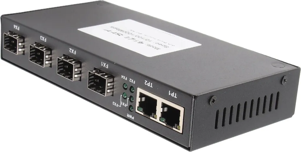 Extension Réseau Fibre Optique Longue Distance 1000M 2 Ports RJ45 LAN