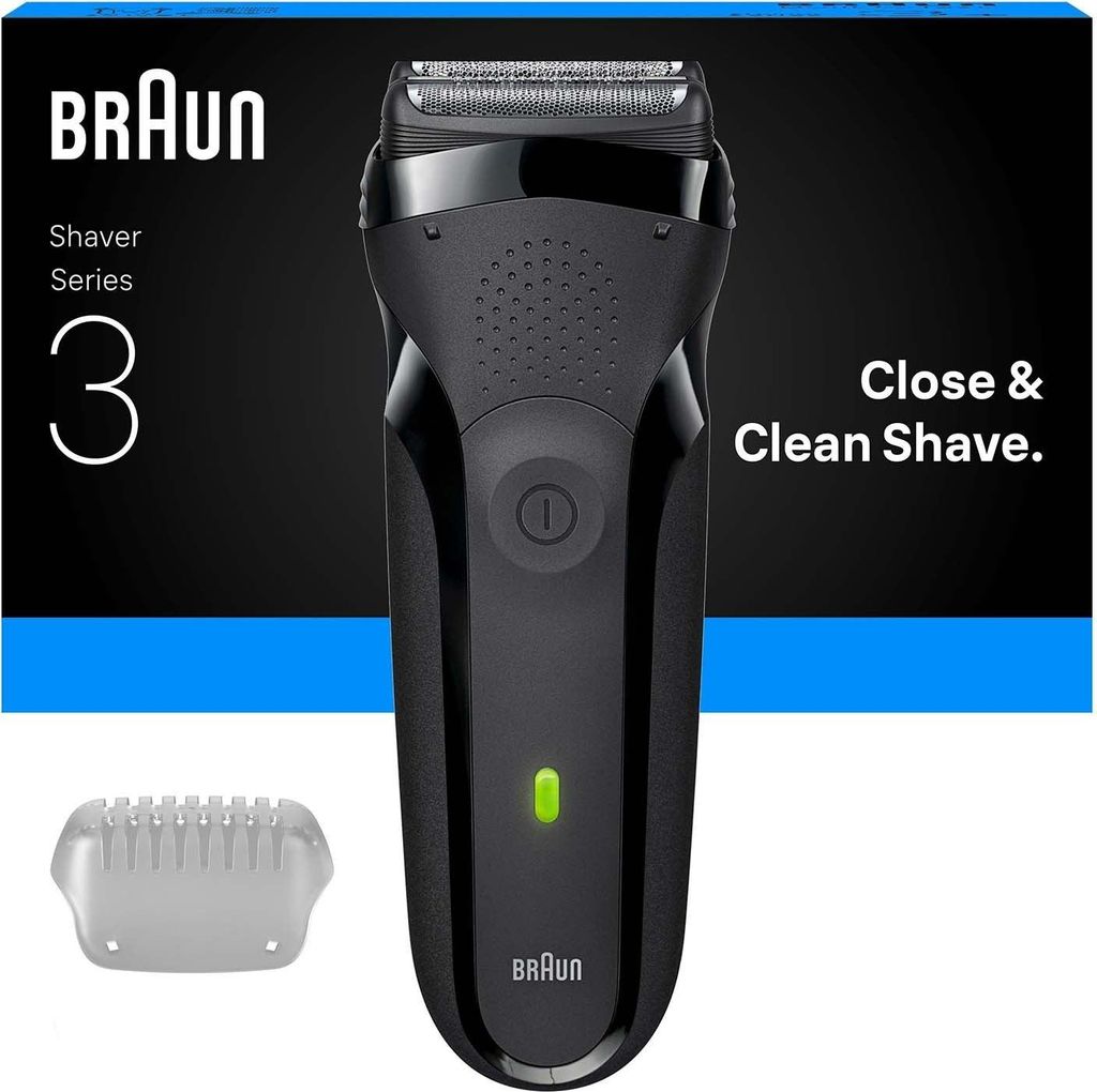 Braun Series 3 300S, Planžetový holicí strojek, Černá, 2 Obrázek produktu 