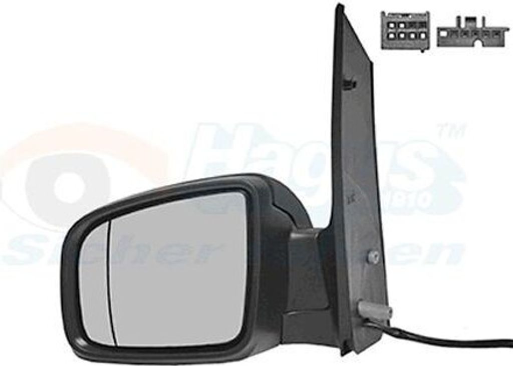VAN WEZEL 3081817 Außenspiegel Seitenspiegel Links passend für MERCEDES-BENZ VITO Bus (W639) Asphärisch Beheizt