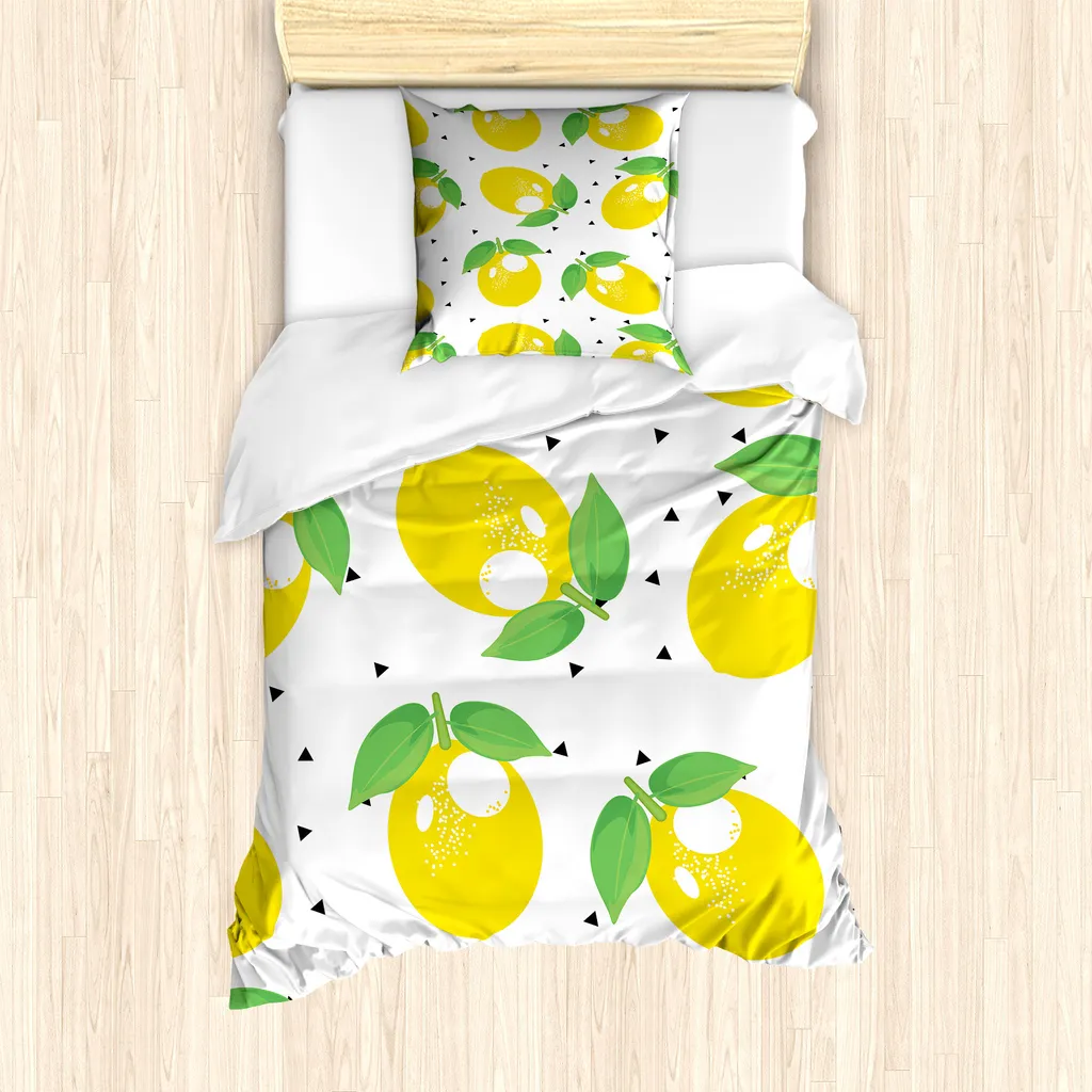 Cura delle Allergie: Set Copripiumino ABAKUHAUS 135x200 Verde