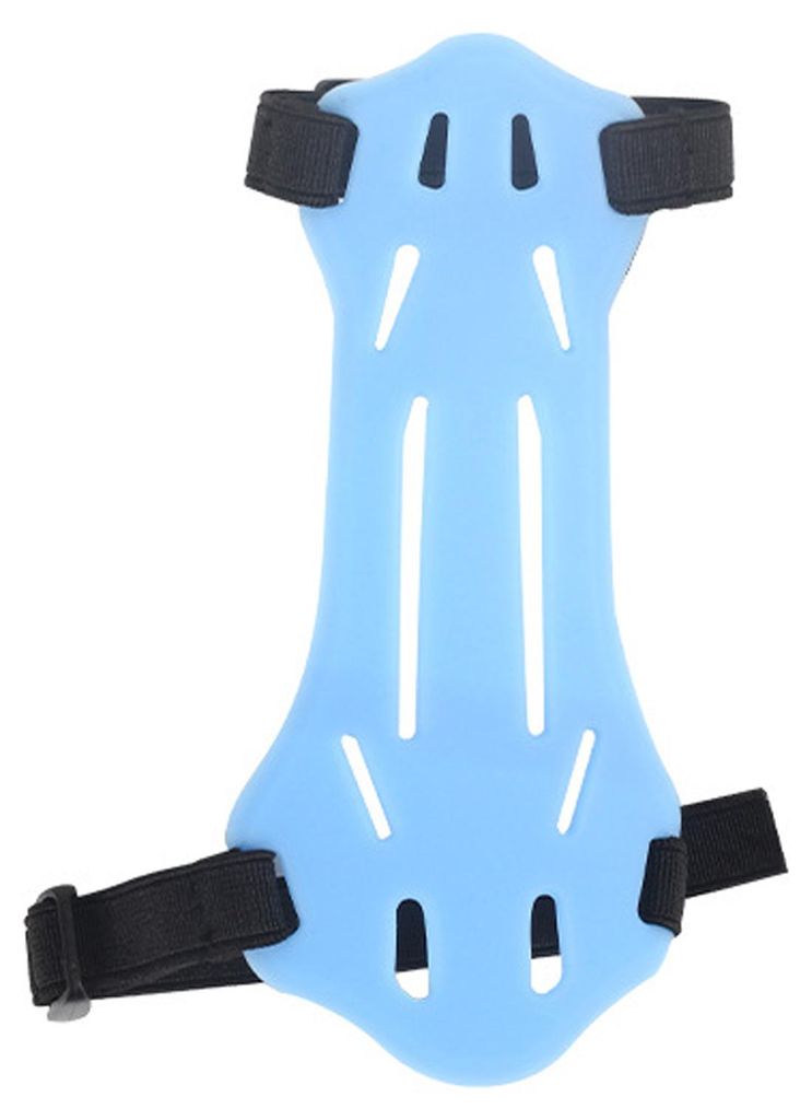 Bogenschützen-Armschutz, verstellbar mit 2 Riemen und Schnallen, aus weichem Gummi, schnell anzulegen, flexibel, ideal für Kinder und Jugendliche