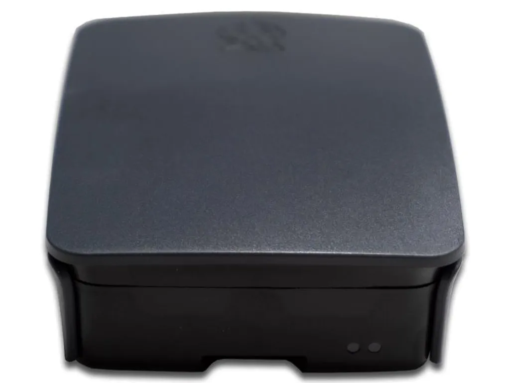 Official Raspberry Pi 3 Case Black/Grey - Ideale per Progetti e HAT - 5
