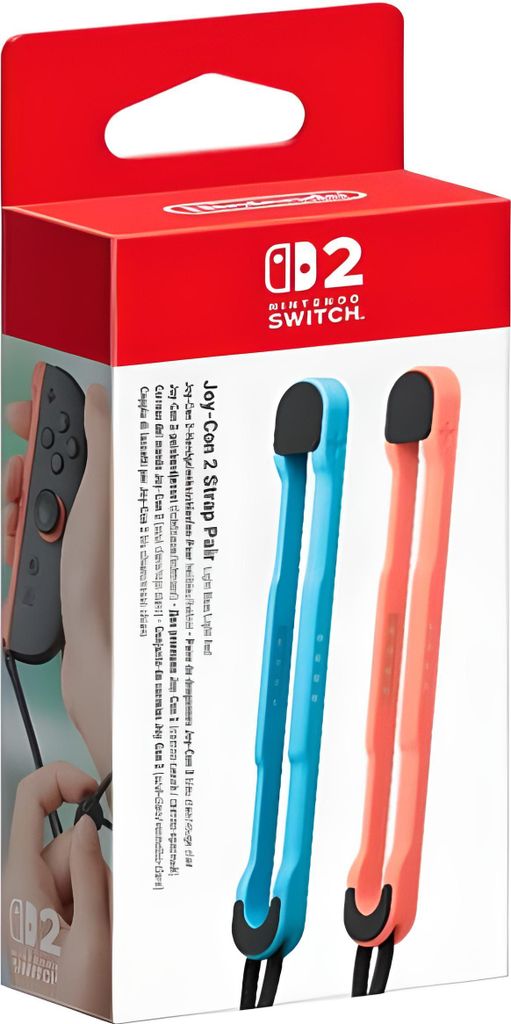 Nintendo Switch 2 Joy-Con Handgelenksschlaufe 2-er Rot/Blau
