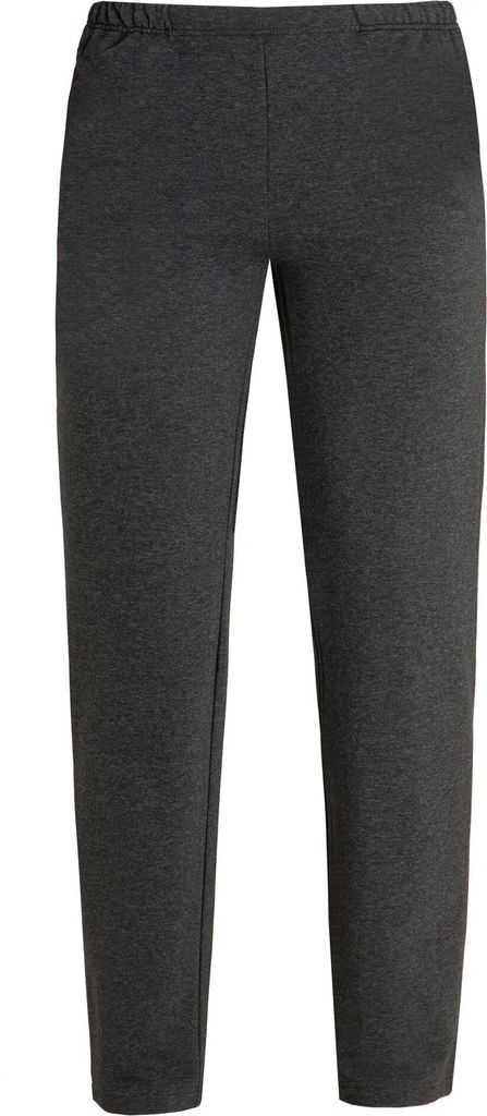 hajo Damen Sweathose - Jogginghose, Klima-Komfort, Stretch Baumwolle-Mix, uni Grau L