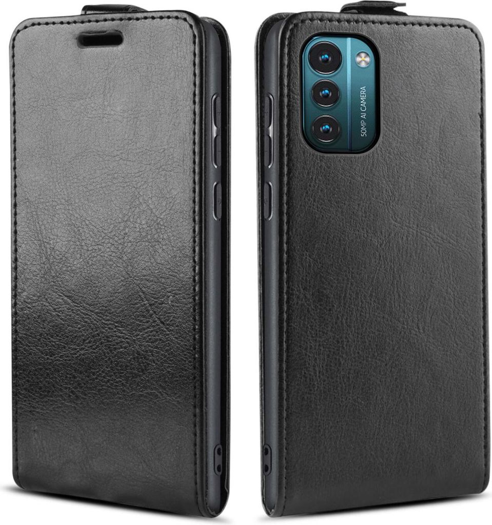 Handy Hülle für Nokia G11 / G21 Magnet Cover Case Klapphülle Schutzhülle Farbe: Schwarz