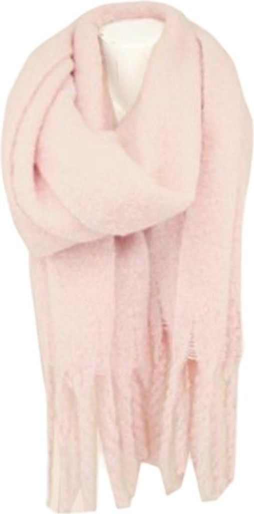 Winter Damen Schal » Winterschal Dread Style » Winterfarben » Fransenschal 187 x 50 cm » warmer Damenschal mit dicken Fransen » Hohes Volumen:...
