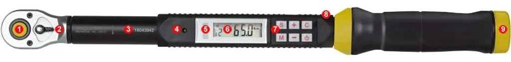 Clé dynamométrique 20-200 Nm Proxxon MC 200/E avec écran LCD de contrôle