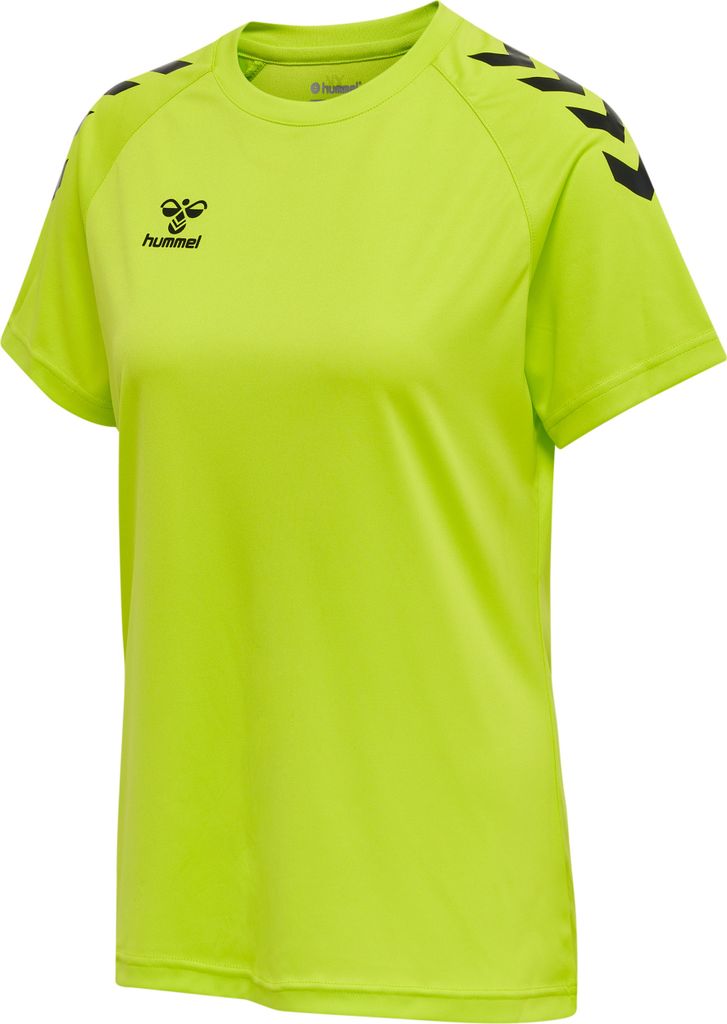 HUMMEL hmlCORE XK CORE POLY TEE S/S WOMAN, LIME POPSICLE, S