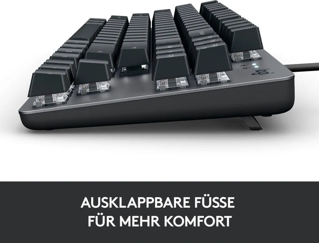 Clavier AZERTY Mécanique Compact Logitech K835 TKL Gris Anthracite USB - 3