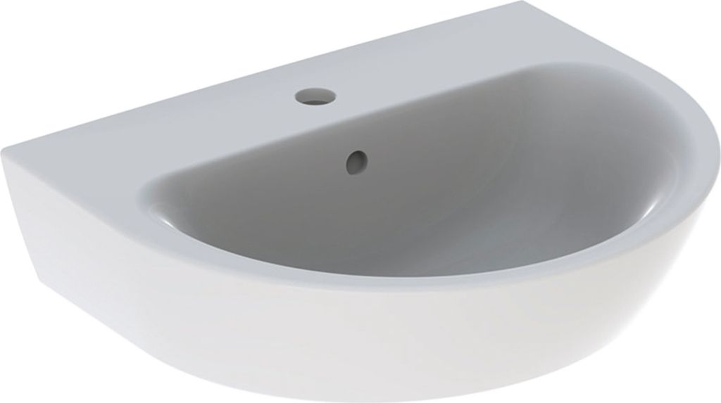 Geberit Waschtisch Renova mit HL mittig, mit ÜL 550x450mm Obrázok produktu 