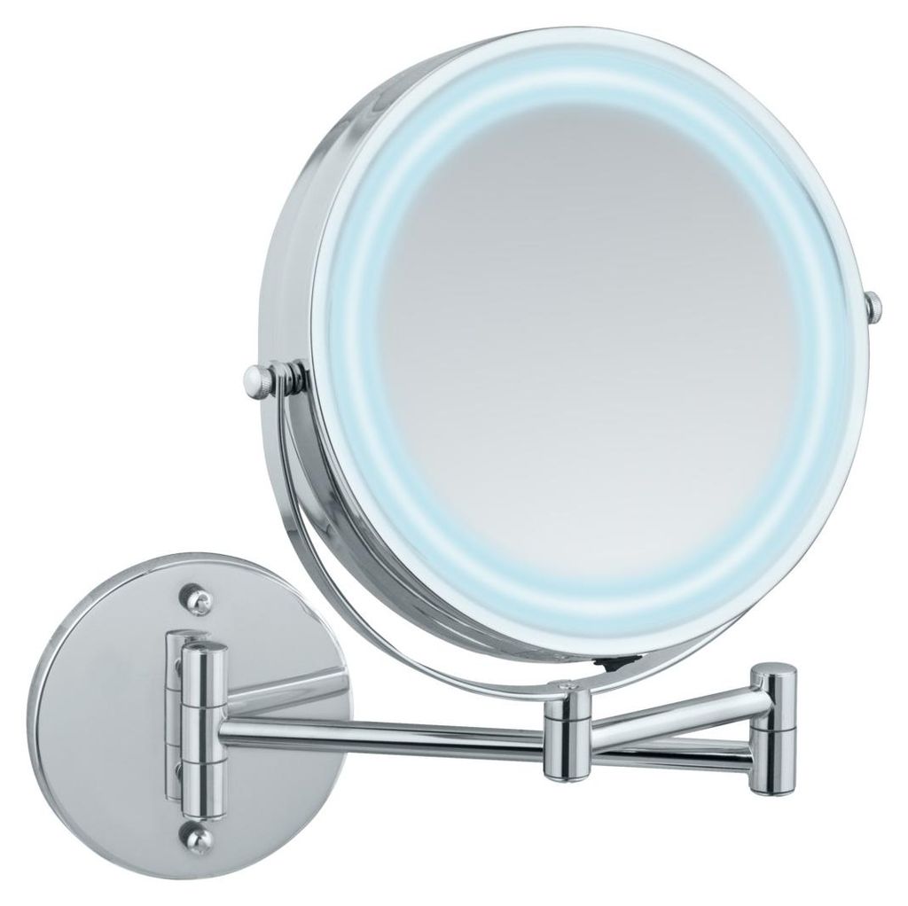 WENKO Wand Spiegel LED Beleuchtung Bad WC LUMI Kosmetik Produktbild 