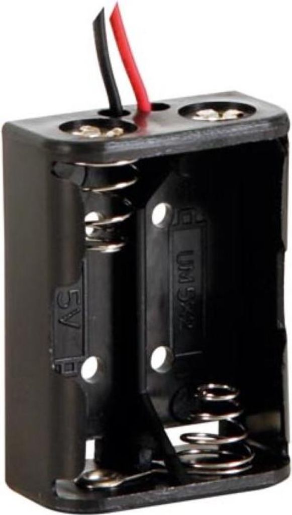 BATTERIEHALTER FR 2 x N-BATTERIEN (MIT KABELN)