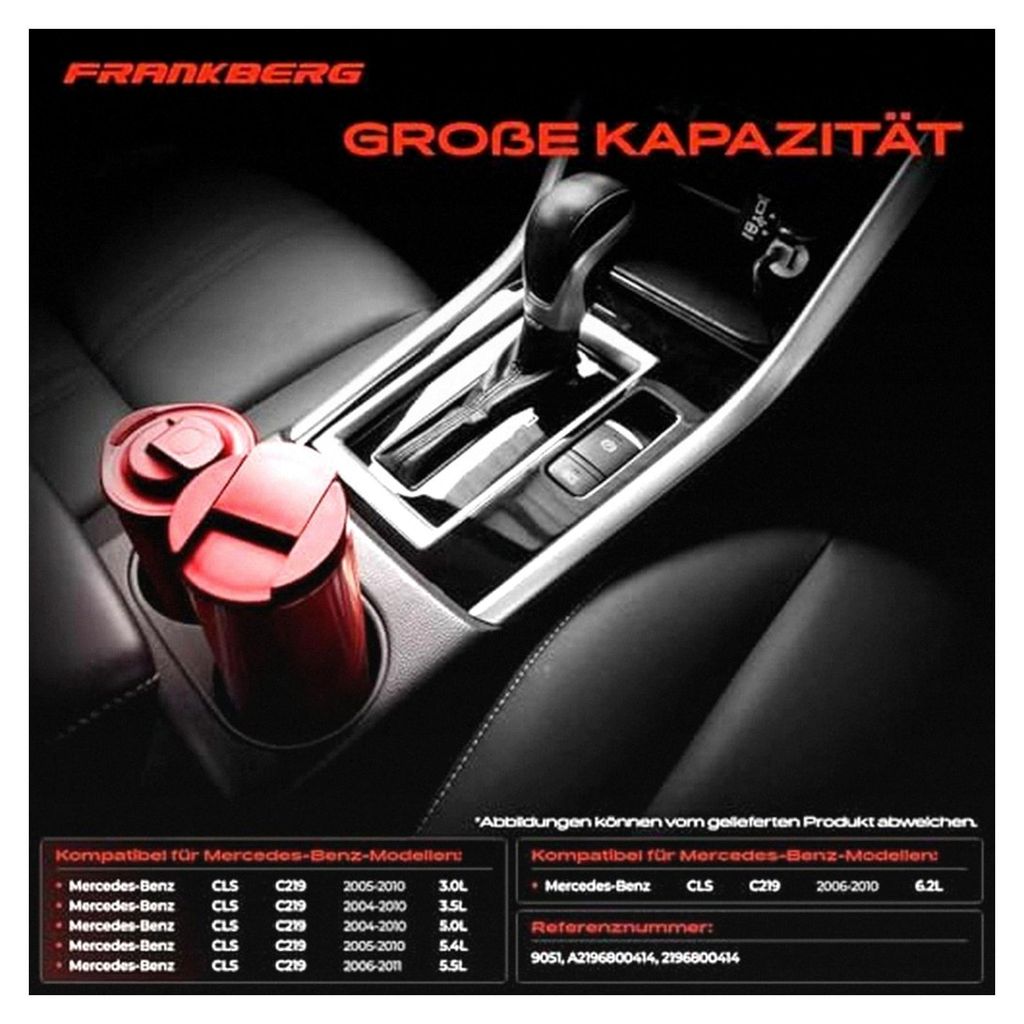 Getränkehalter Becherhalter Cupholder Schwarz für CLS C219 2004-2010