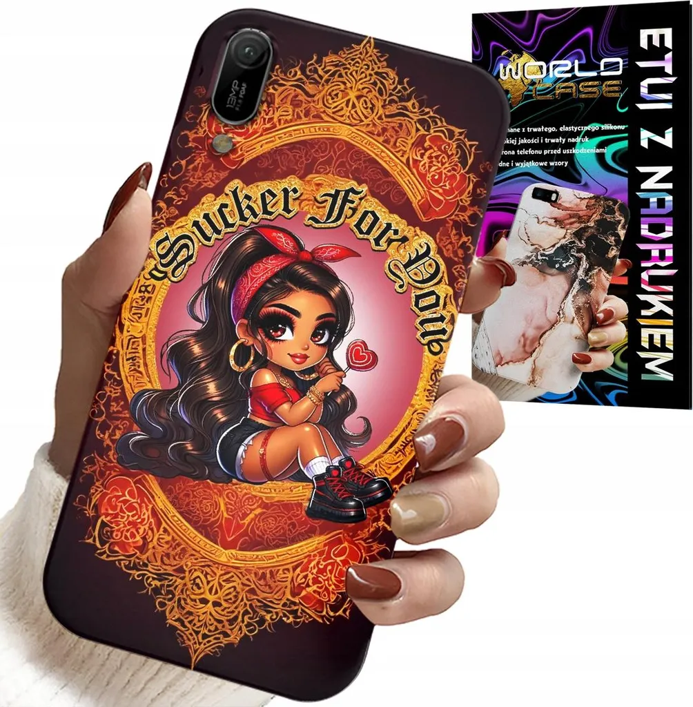 Offerta Huawei Y6 2019: Cover Fashion Doll + Vetro Temperato