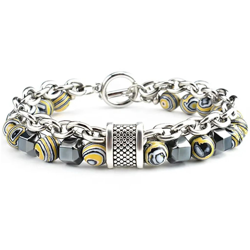 Elegantes Gelbes Armband Gabor für Herren - Stilvoll und Modern KP34293