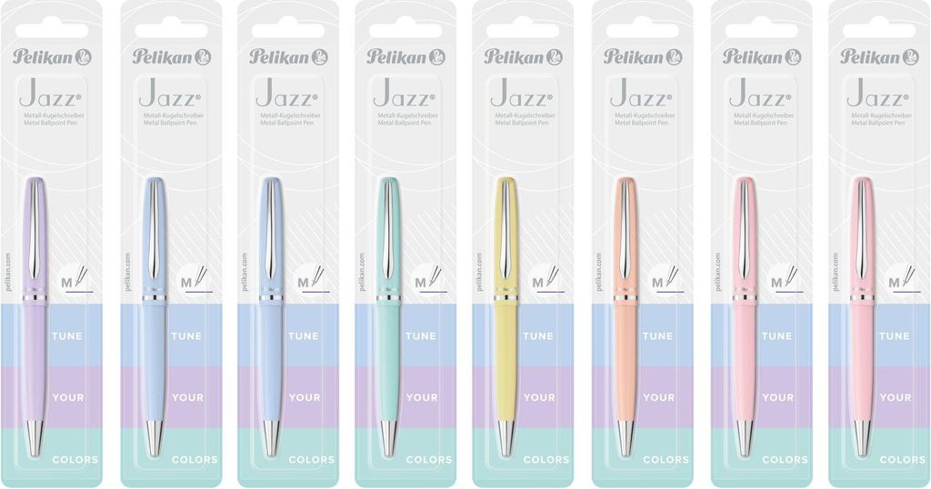 Pelikan Kugelschreiber K36 Jazz Pastell 6 Farben sortiert Produktbild 