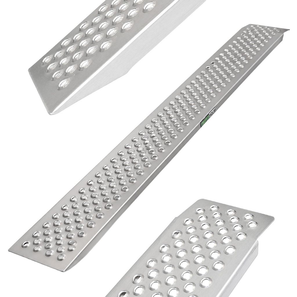 TRUTZHOLM 1x Auffahrrampe Alu 200 x 22 cm 200 kg gelocht Produktbild 