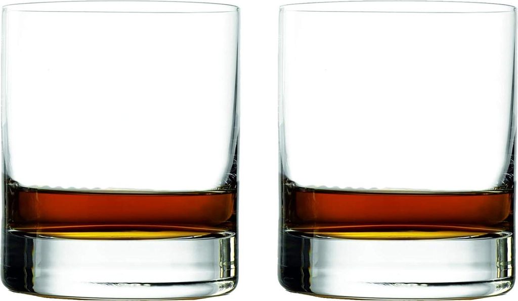 Whiskyglas Manhattan Bar - Whisky on the Rocks - 2 Stück - H 10,6 cm - V 420 ml