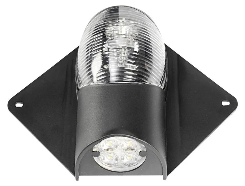 Feu de navigation et de pont à LED 12/24V - Projecteur Inox étanche