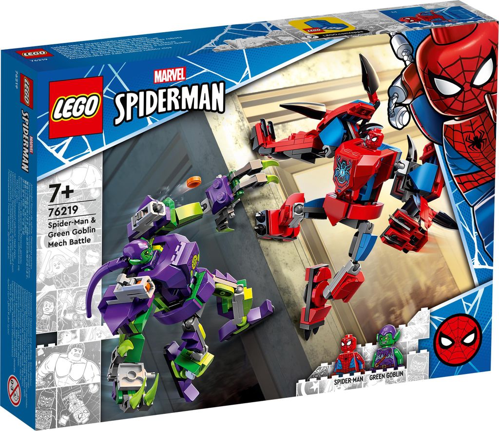 LEGO Marvel 76219 Spider-Mans und Green Goblins Mech-Duell, Produktbild 