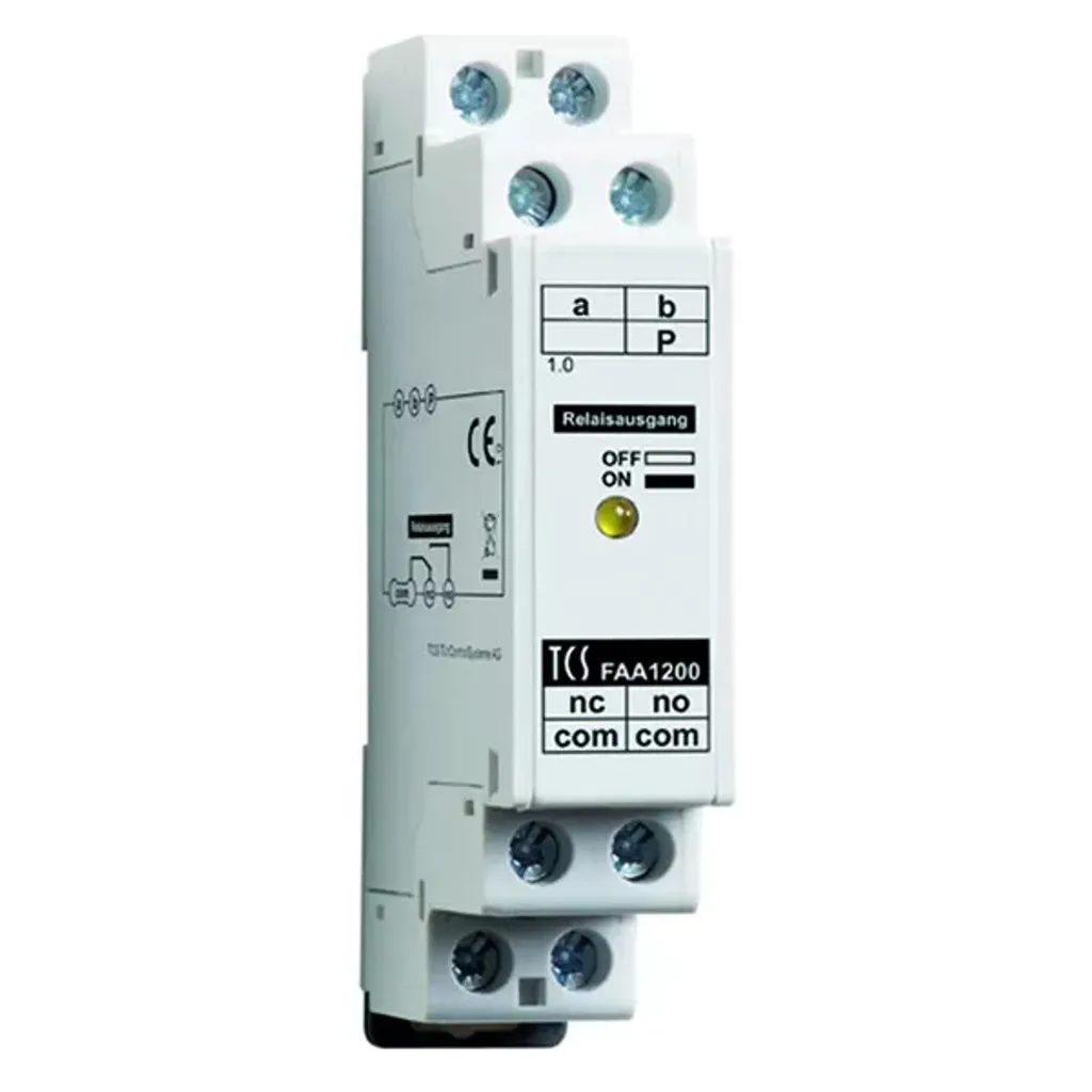 Relais de Porte Automatique TCS FAA1200-0400 Commutateur Rail DIN 24V