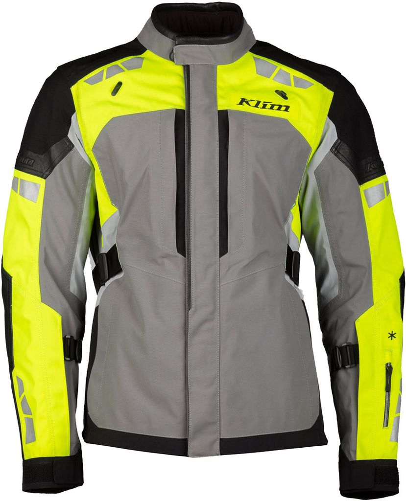 Klim Latitude Motorrad Textiljacke (Grey/Yellow,56) Produktbild 