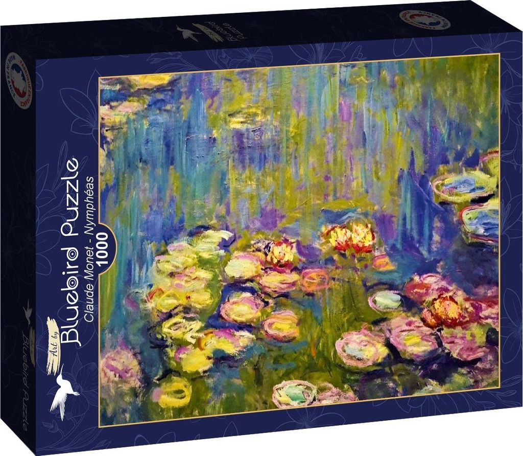 Puzzle 1000 Nenufary, Claude Monet