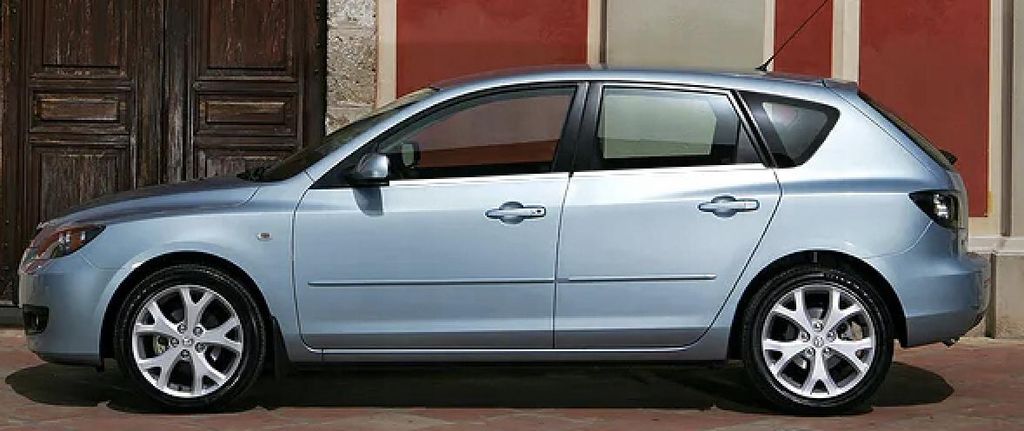 Mazda 3 I HB 03+ CHROME Fensterleisten SEITENTÜR