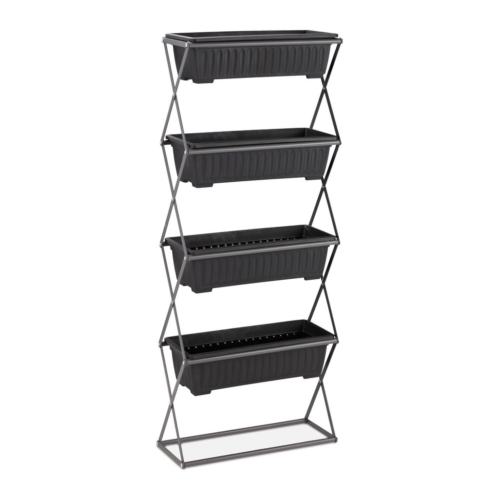 relaxdays Vertikalbeet mit 4 Etagen Produktbild 9