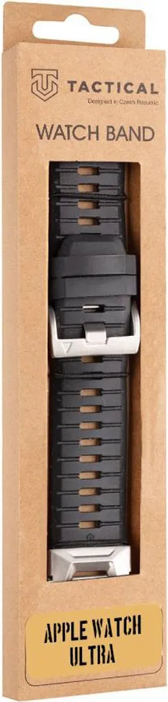 Bracelet Safety Ultra Robuste Noir en Nylon Tactique Apple Watch 49mm - 2
