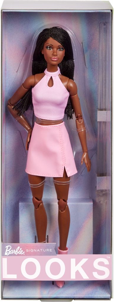 Barbie looks s copánky v růžovém outfitu HRM13 Obrázek produktu 