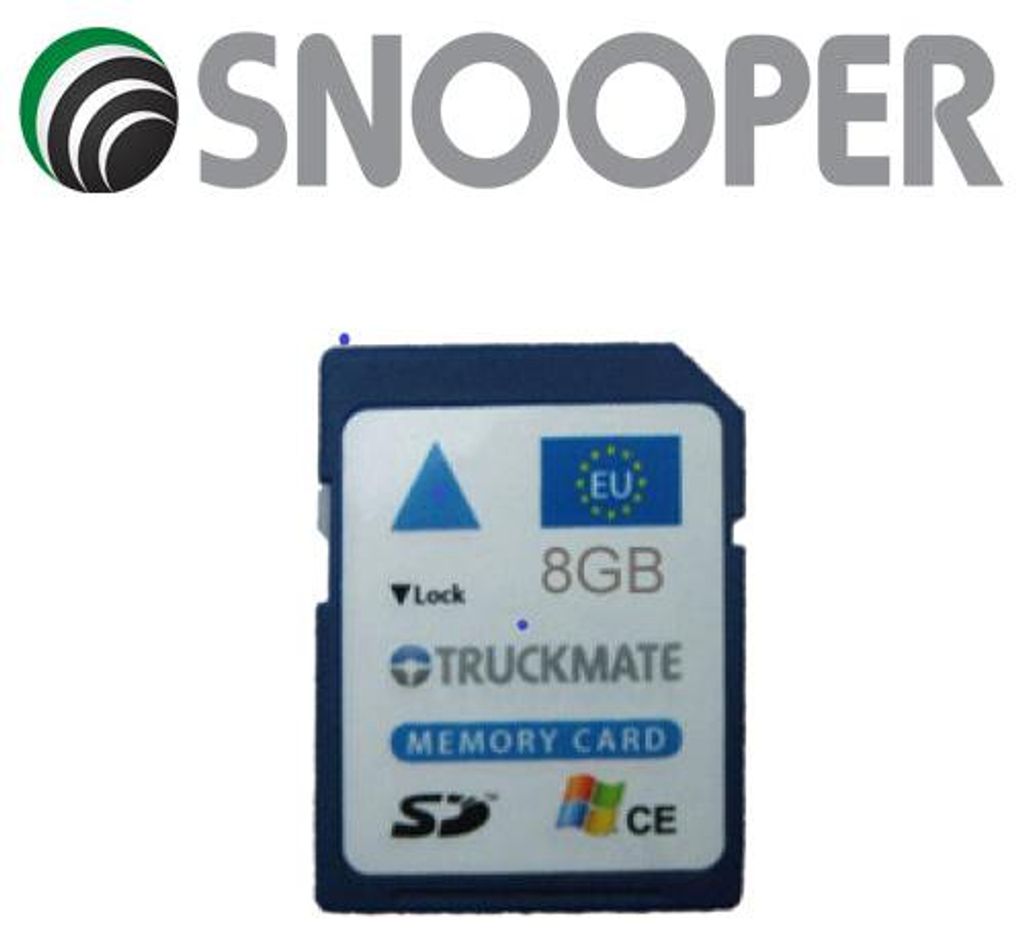 Kartenaktualisierung Snooper auf SD-Karte für Truckmate S8000 und DB8500 Art-Nr.: SDTR8